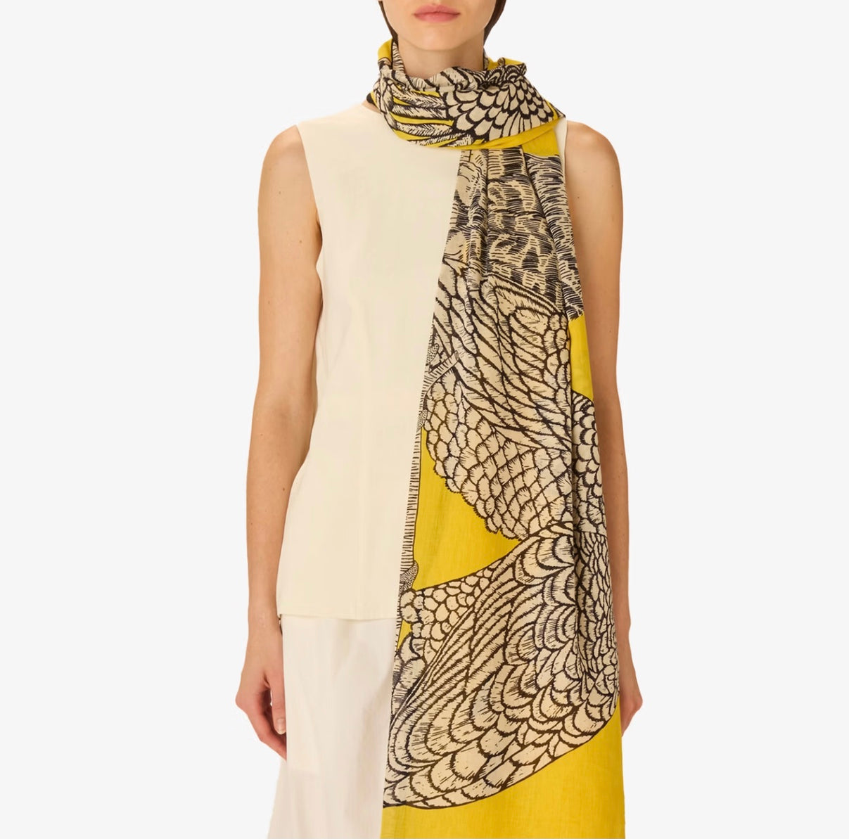 Inouï Éditions Étole 100 Caracat Jaune