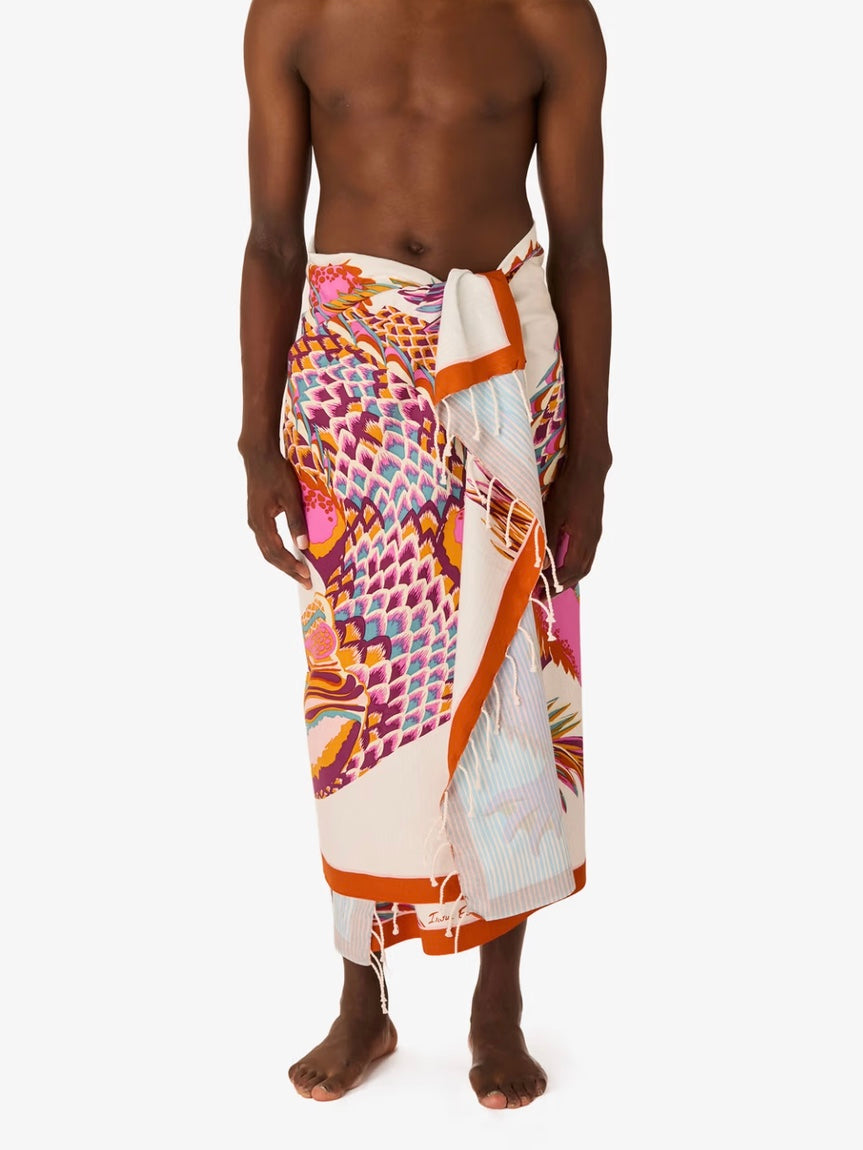 Inouï Éditions Fouta 100 Croco Blanc