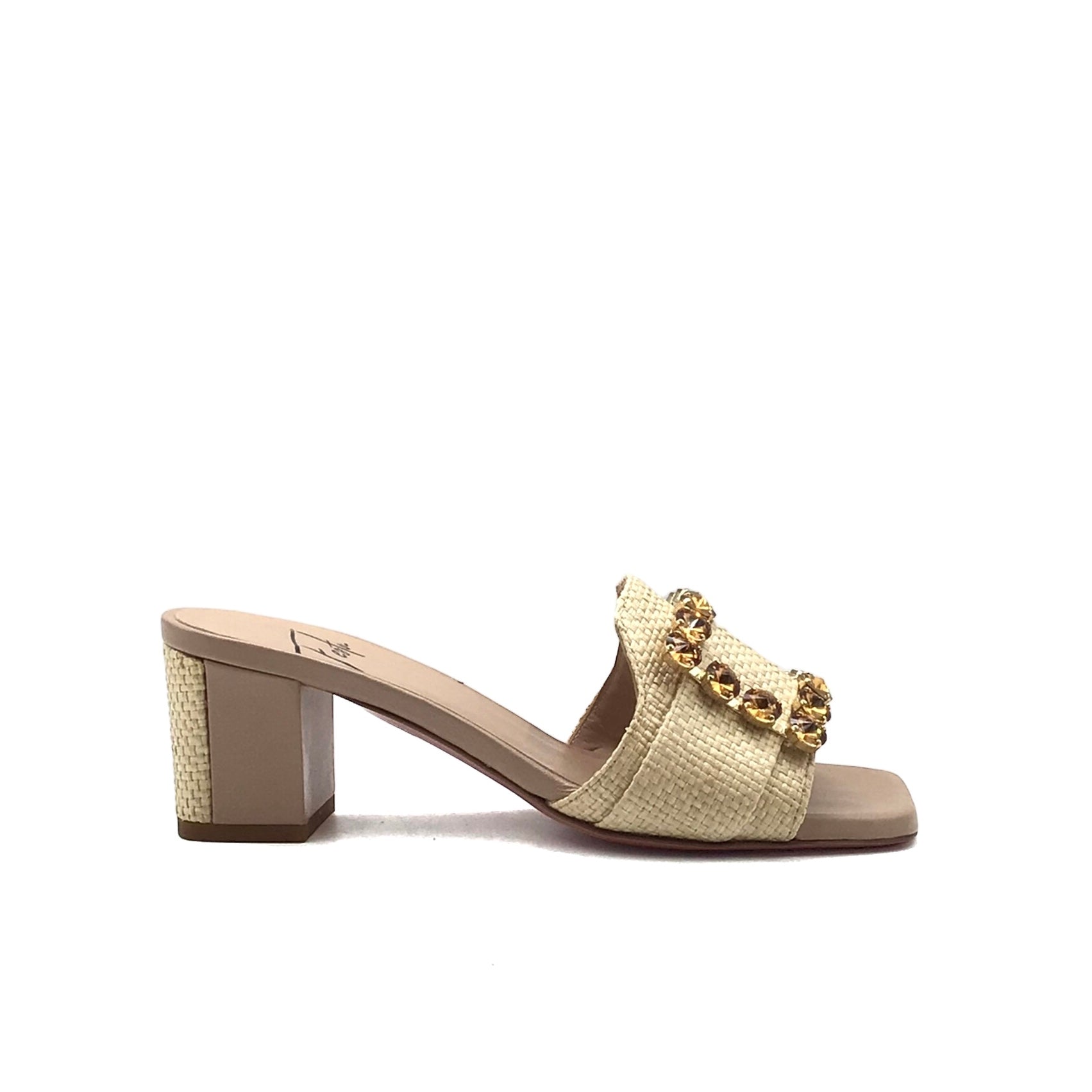 Roberto Festa Basa Raffia Beige