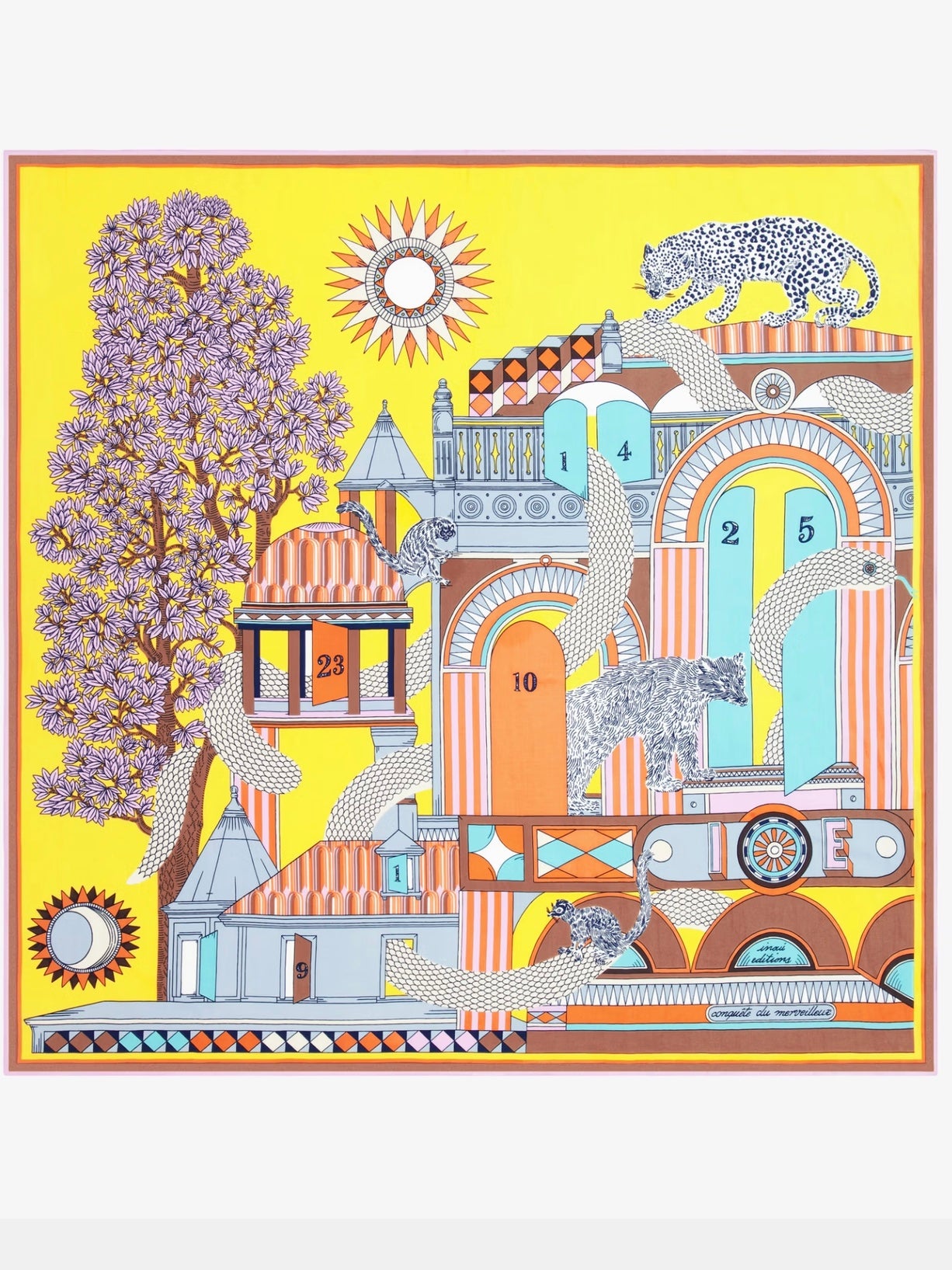 Inouï Éditions Carré Taj Jaune