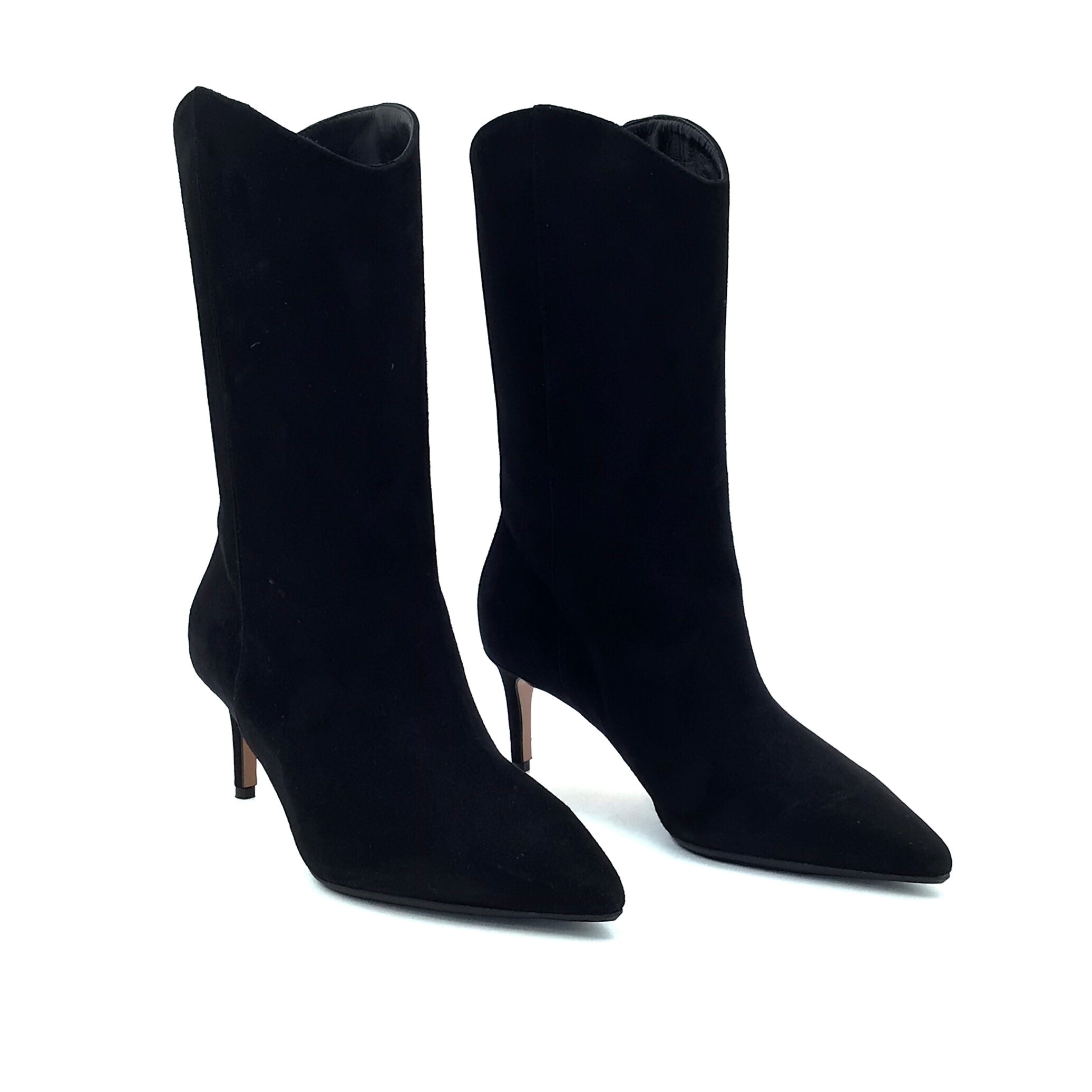 Bottes Anna F 9924 Velours Noir