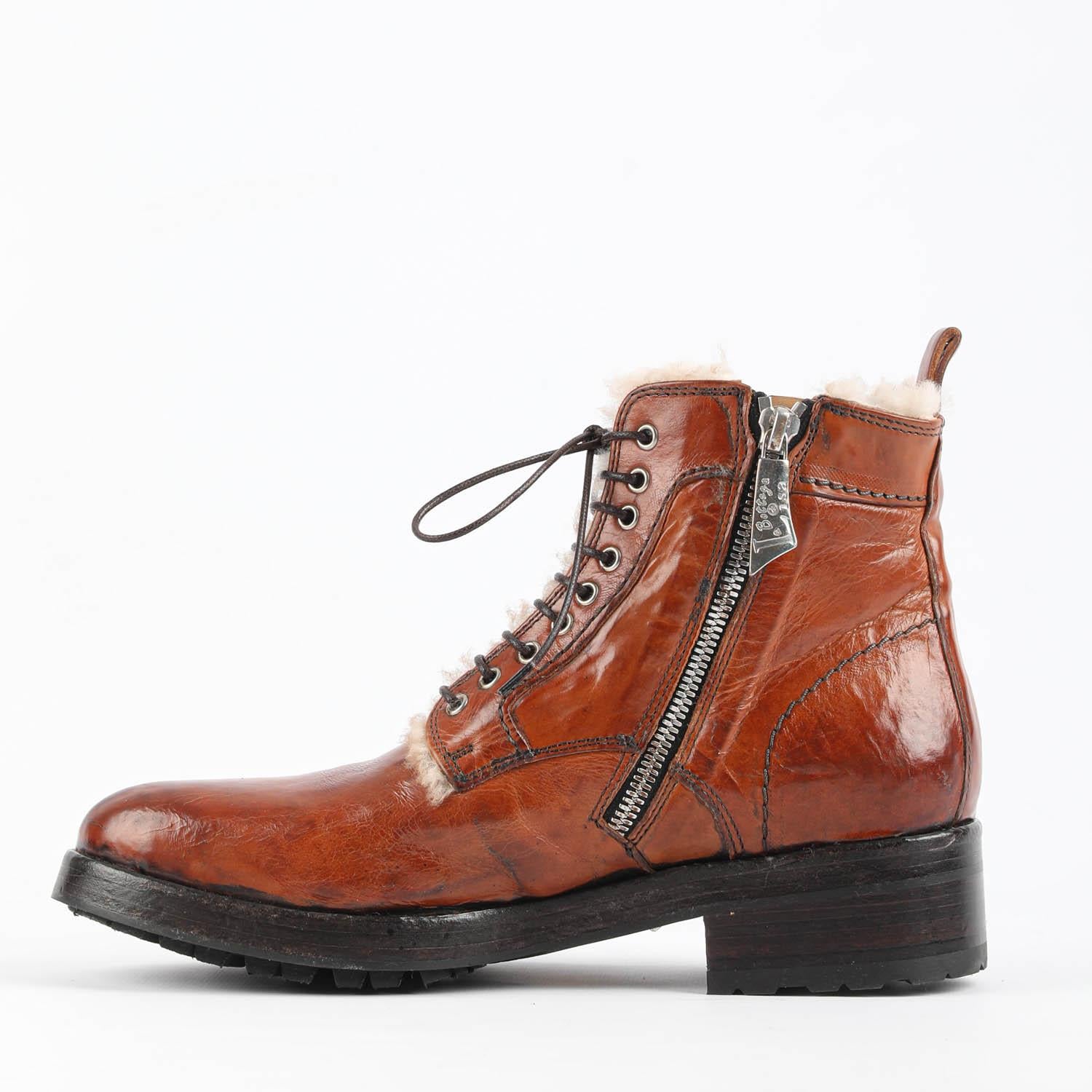 LA BOTTEGA DI LISA 4702 COGNAC FOURRURE