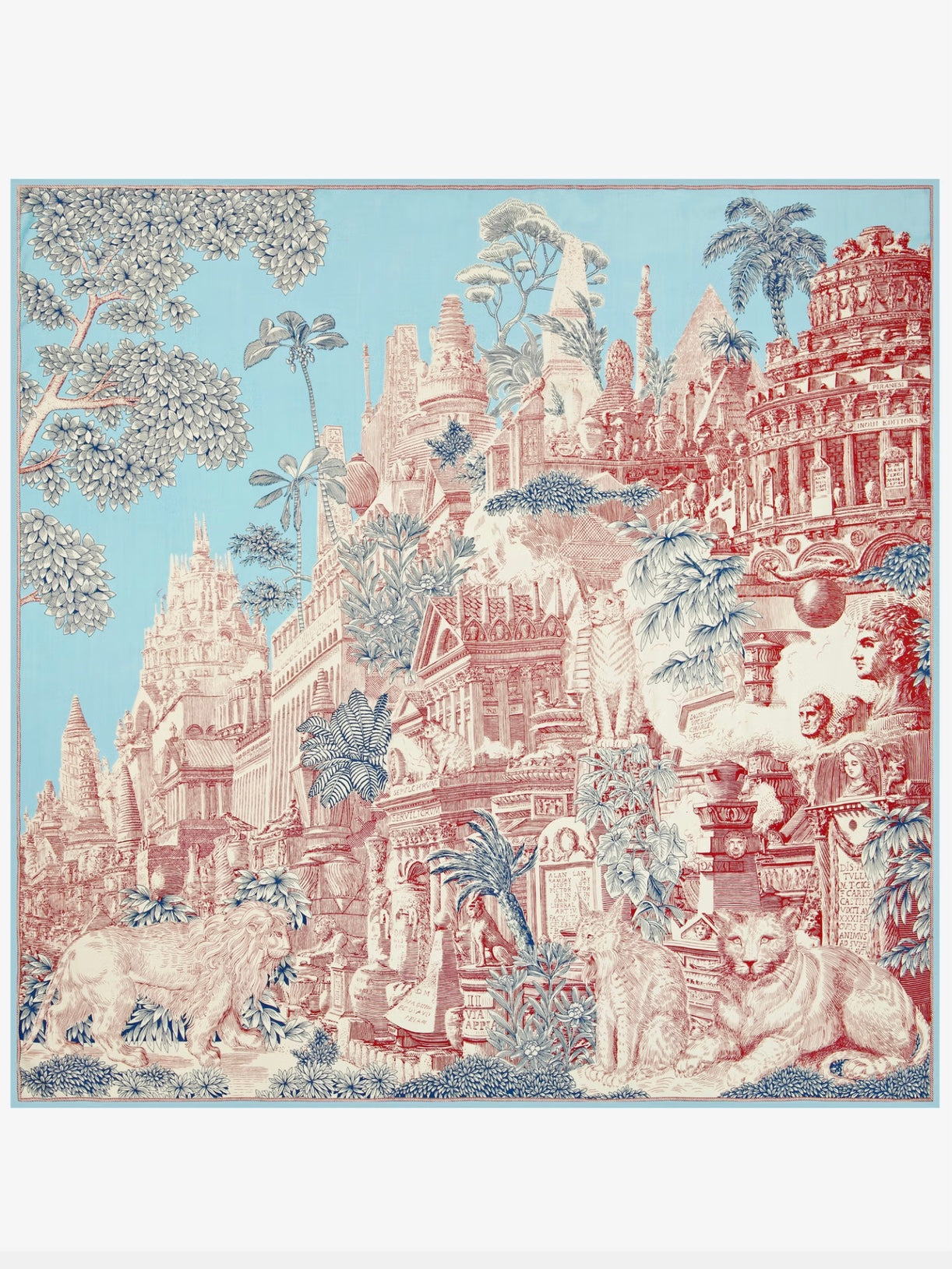 Inouï Éditions Carré 130 Piranesi Turquoise