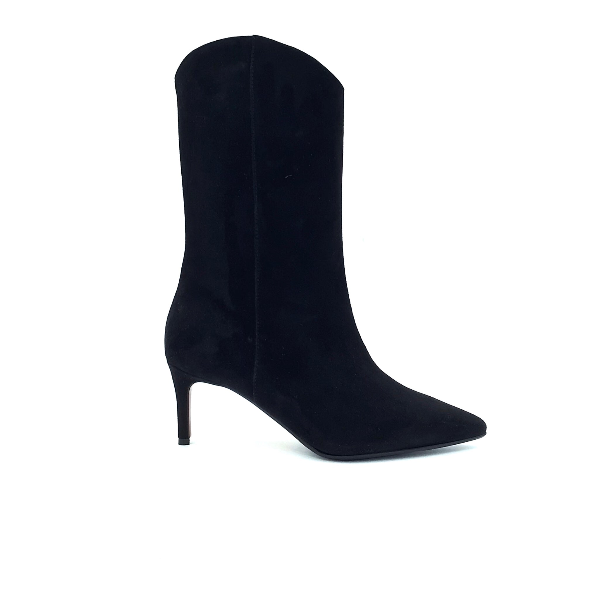 Bottes Anna F 9924 Velours Noir