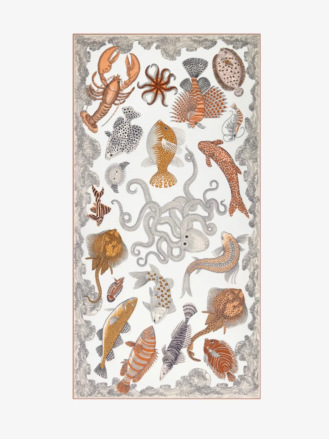Inouï-Editions Étole Poseidon Naturel