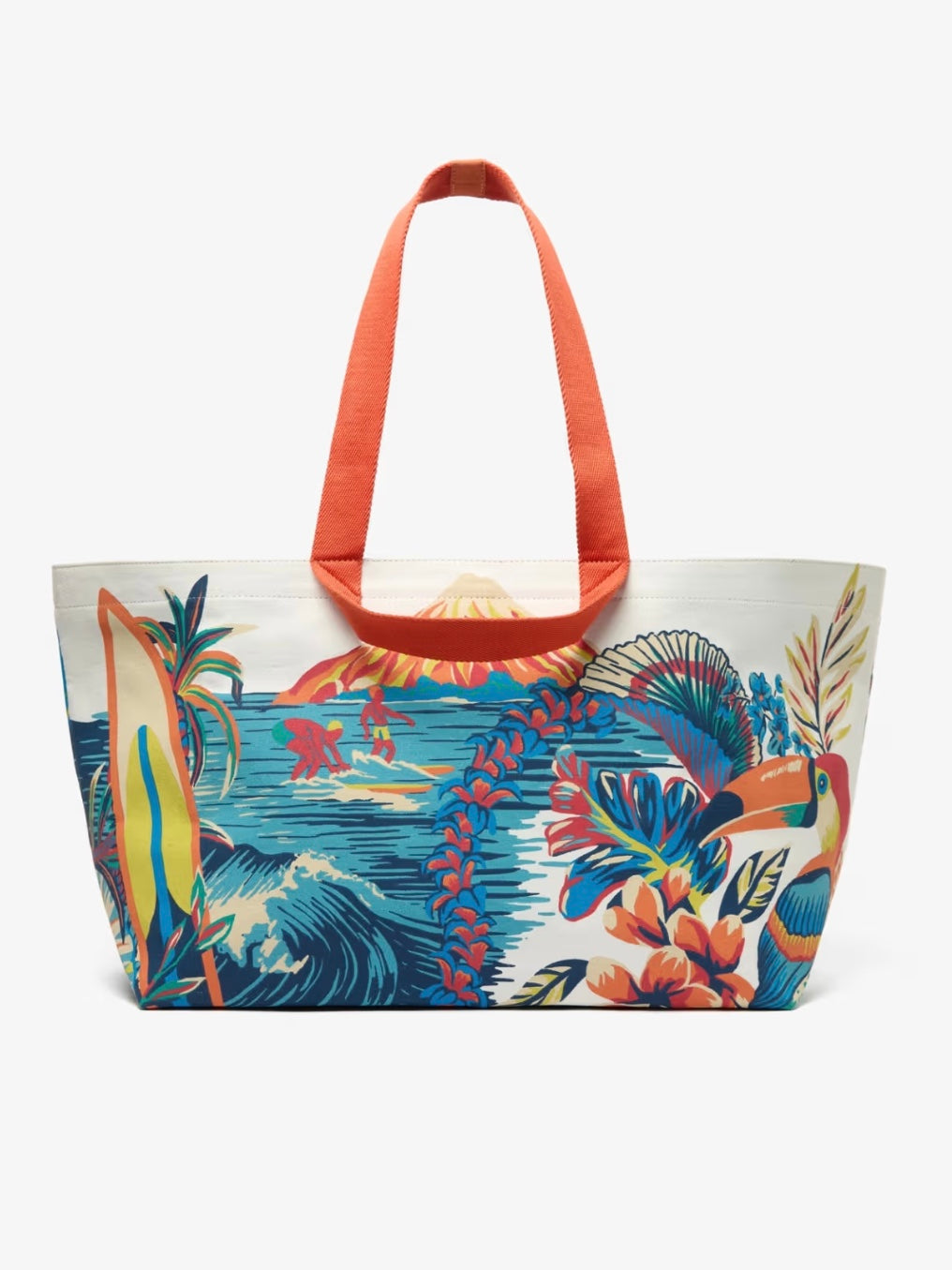 Inouï-Editions Sac Cabas Hawaï Bleu