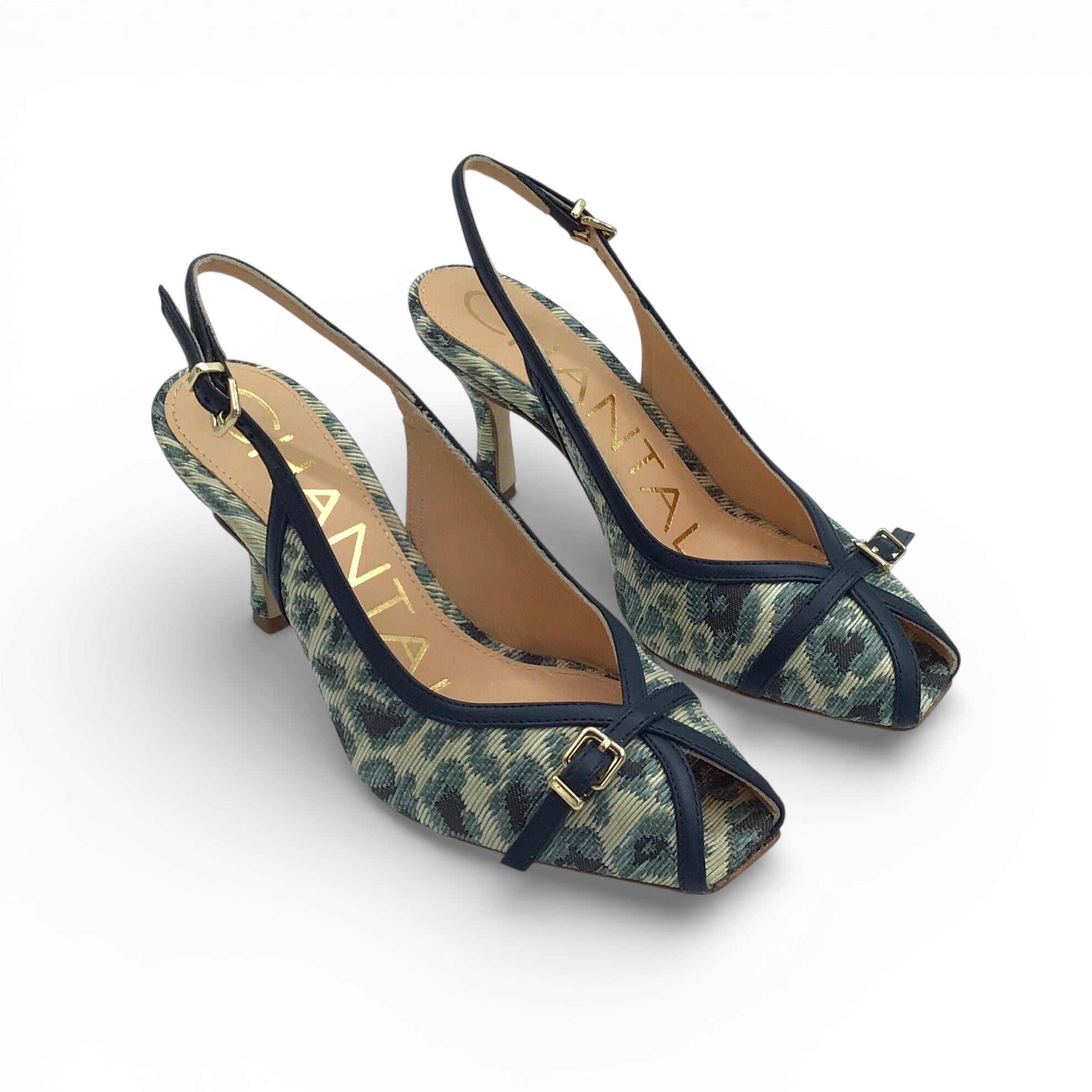 Chantal 3121 Léopard Bleu