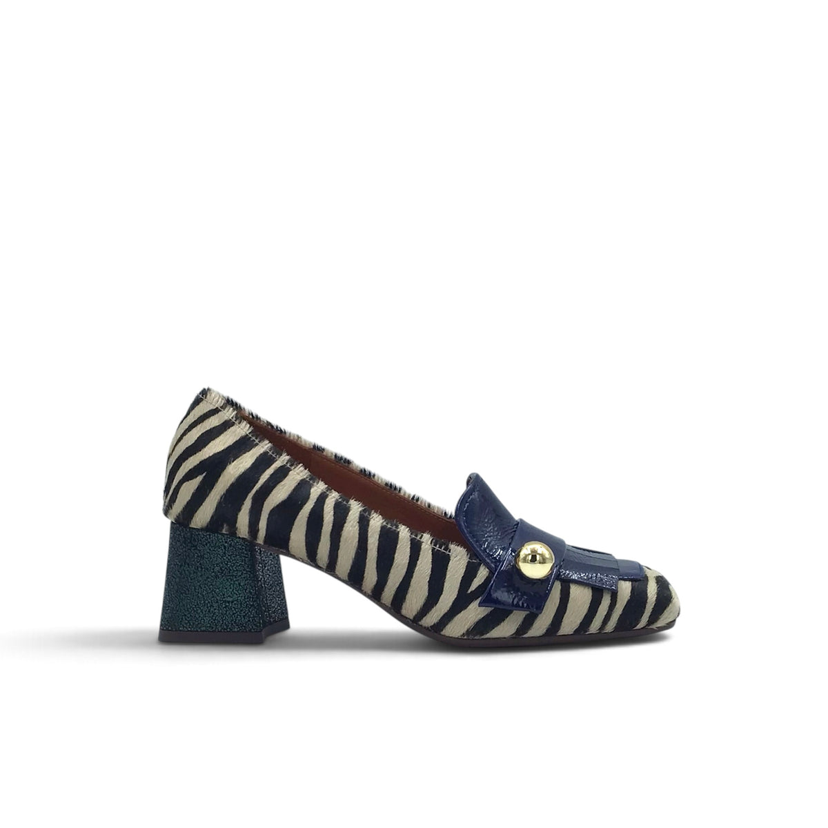Chie Mihara Volteo Zèbre Navy