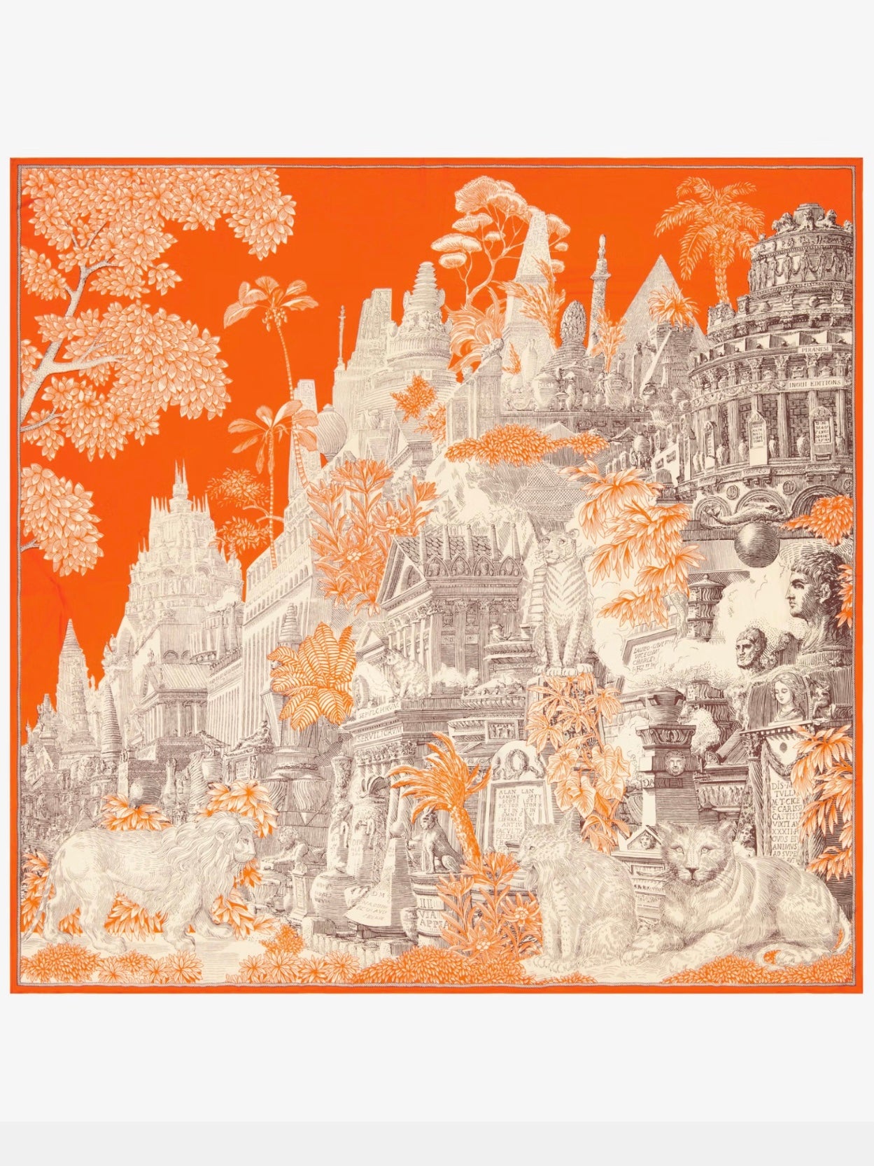 Inouï Éditions Carré 130 Piranesi Orange