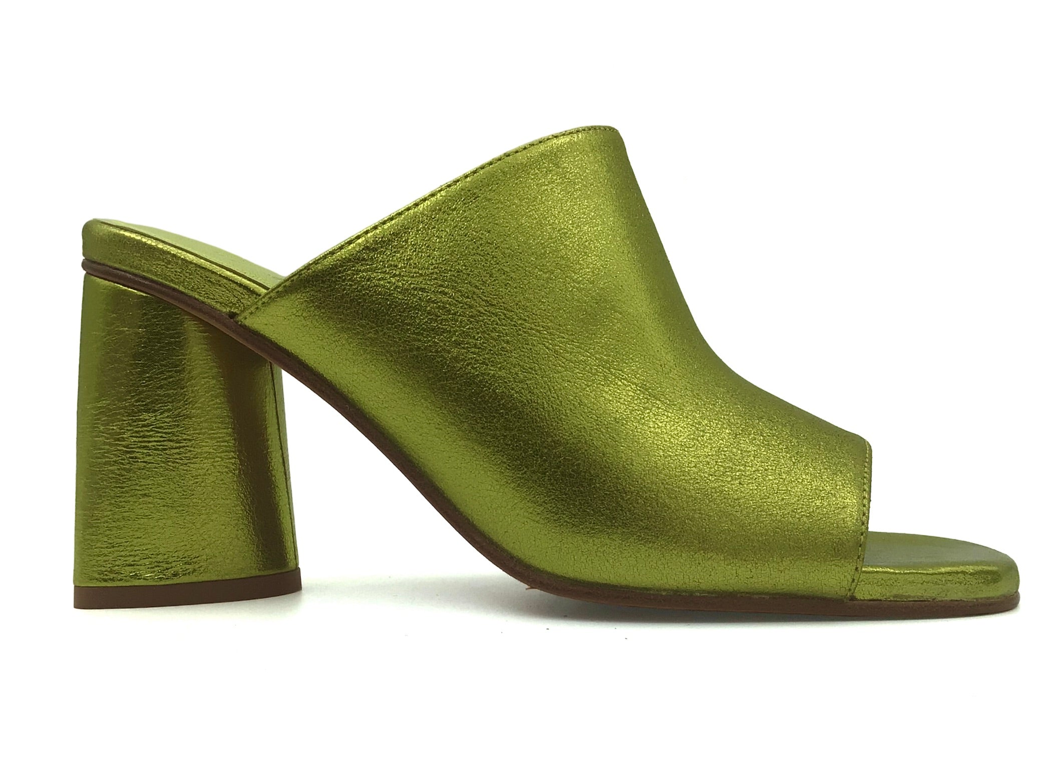 Toral Mules Amali vert métallisé