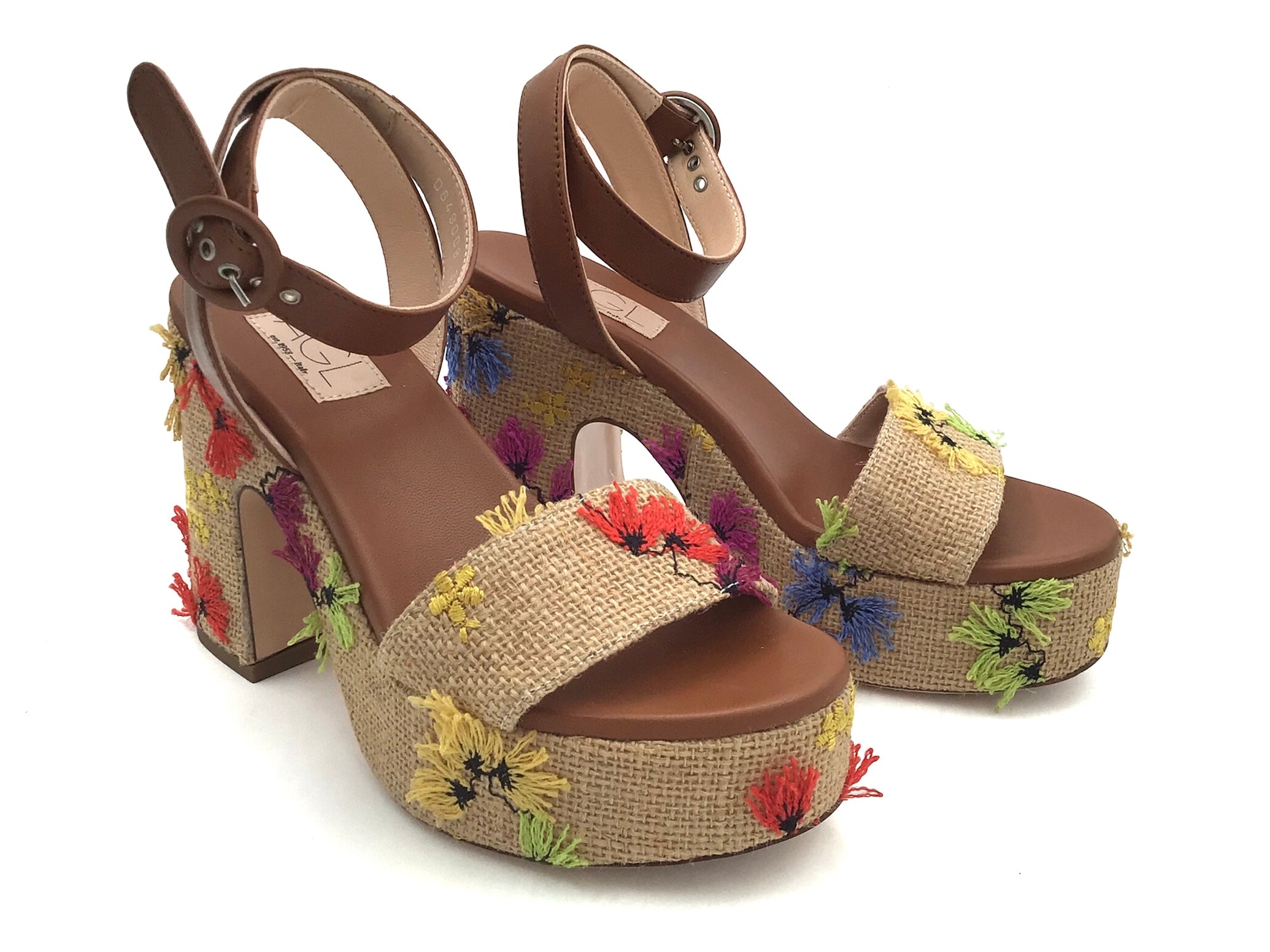 AGL Sandales à talons Plume
